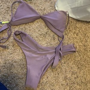 Purple shein bikini